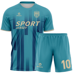 サッカー ユニフォーム 青