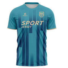 サッカー 青い ユニフォーム