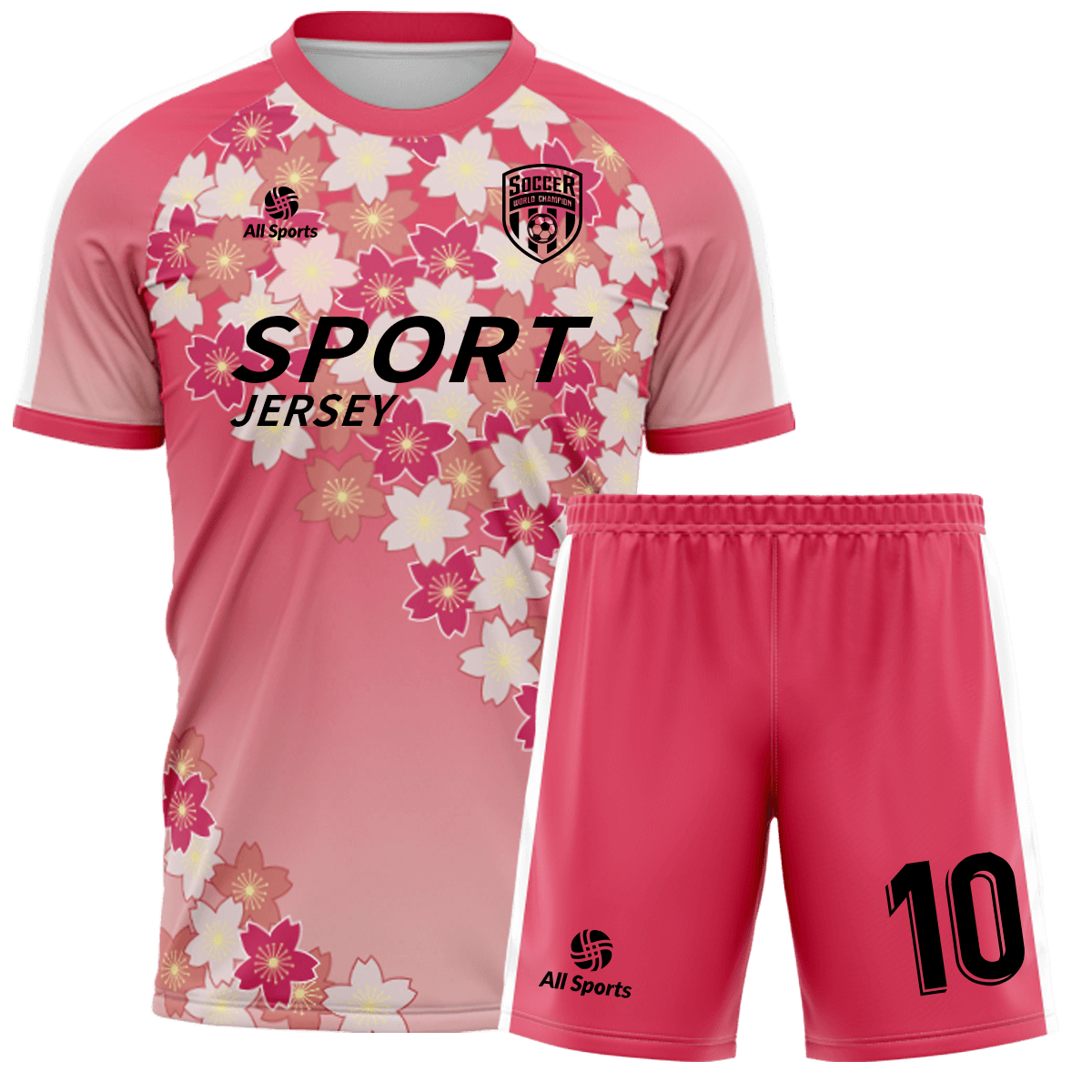 ピンク サッカー ユニフォーム