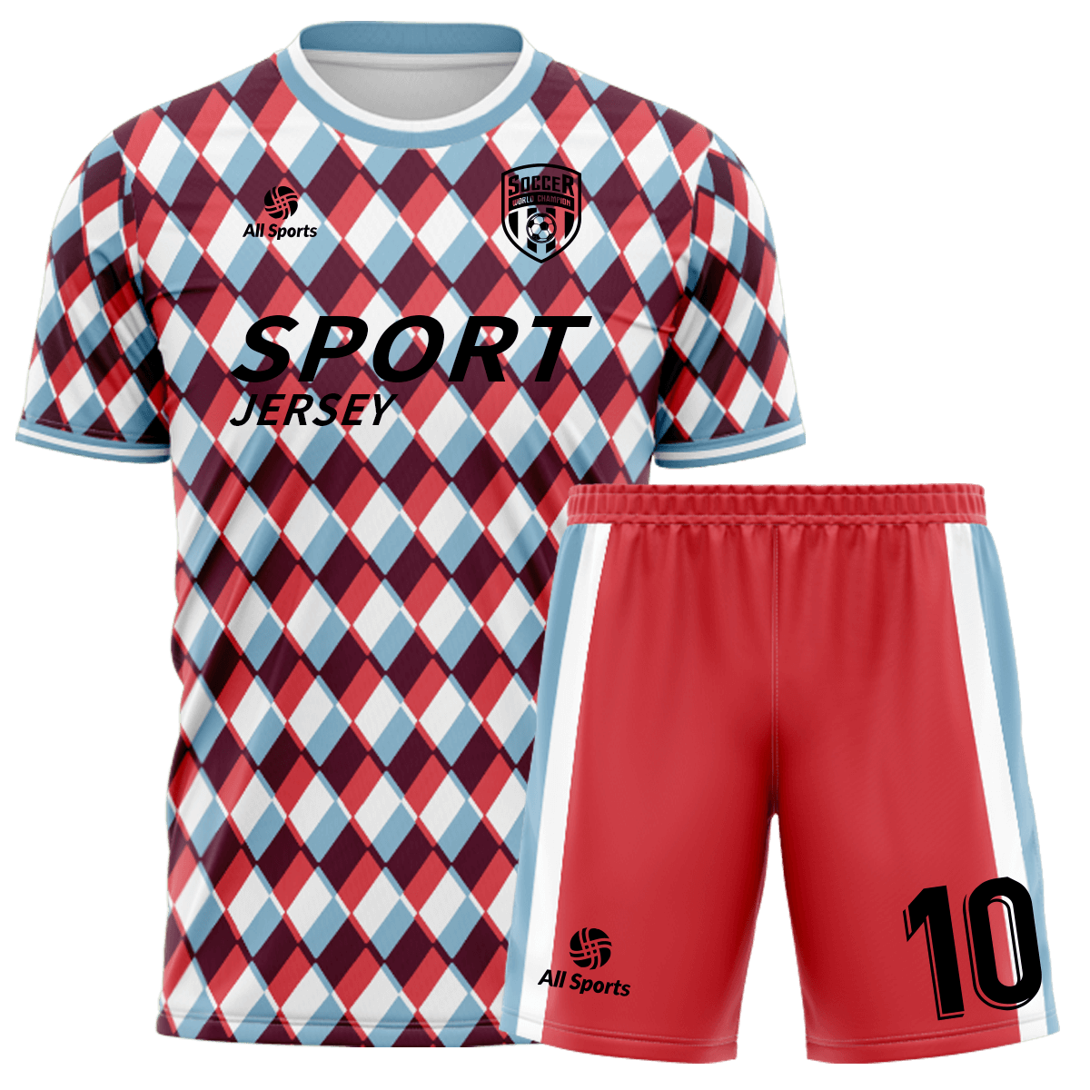 赤 白 ユニフォーム サッカー 上下