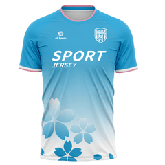 サッカー ユニフォーム 水色