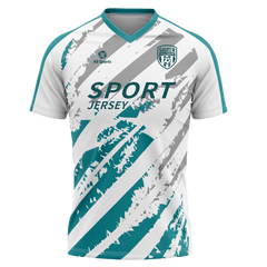 サッカー ユニフォーム 白緑