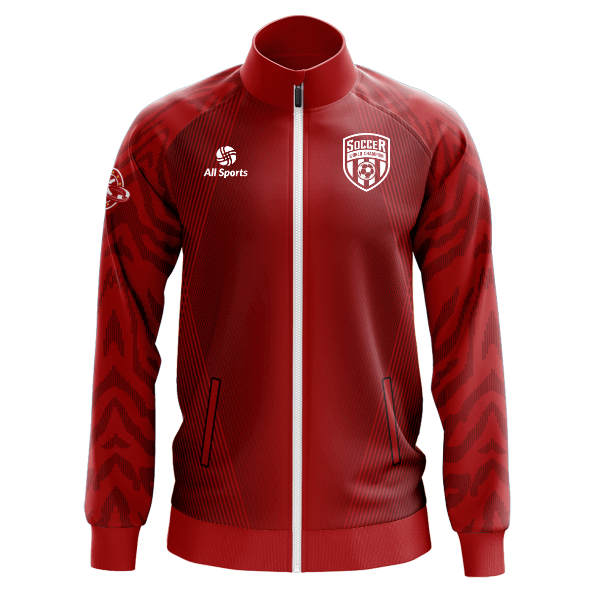 サッカーズ スポーツ ジャケット赤