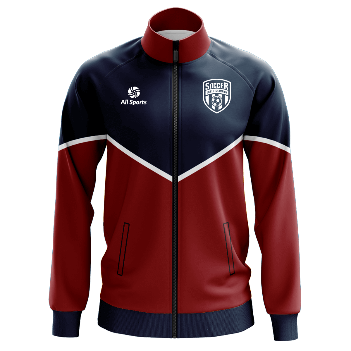 昇華 カスタマイズ スポーツ ジャケット 赤