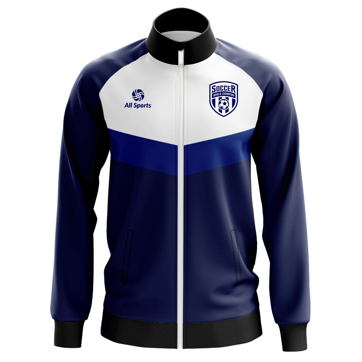 カスタマイズ スポーツ ジャケット青