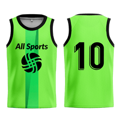 サッカー ビブス 蛍光緑