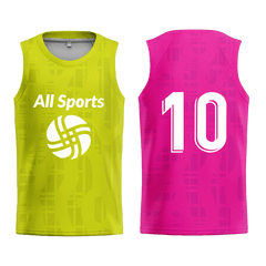 両面 ビブス 激安 きいろ ピンク