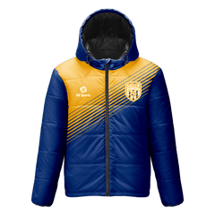 ジャケット 冬 メンズ 昇華 中綿 ジャケット,青