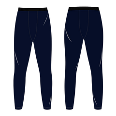 昇華ロングインナーパンツ 青