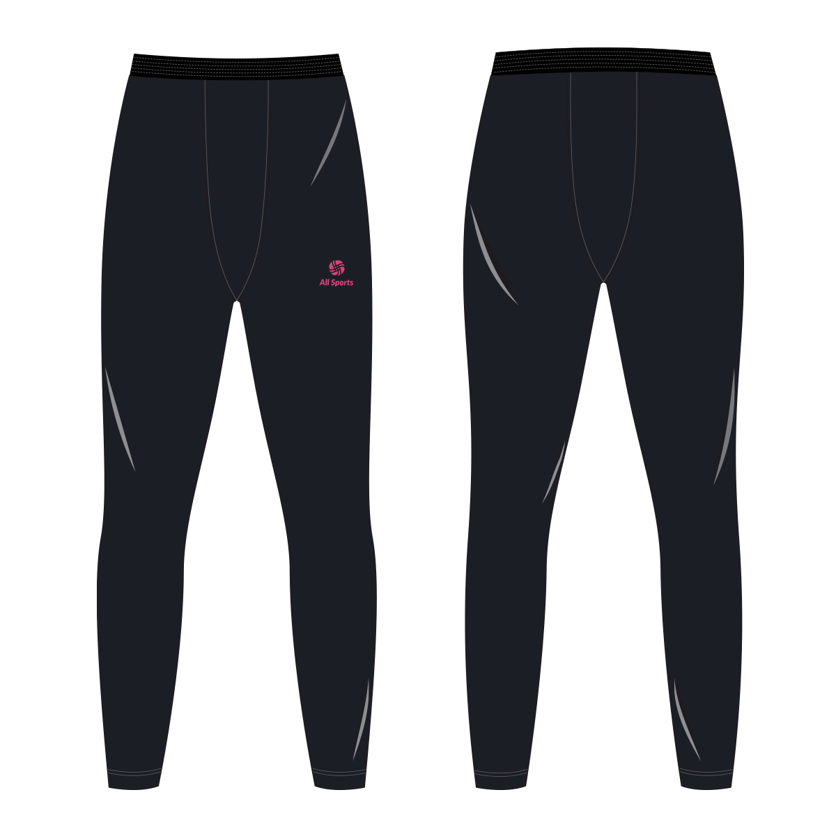 昇華ロングインナーパンツ 黒