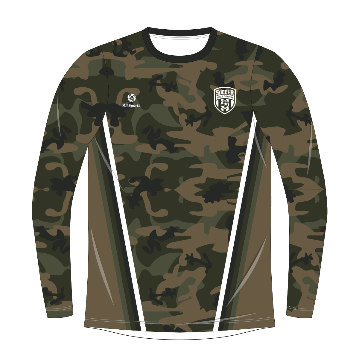 ロングインナーシャツ 迷彩