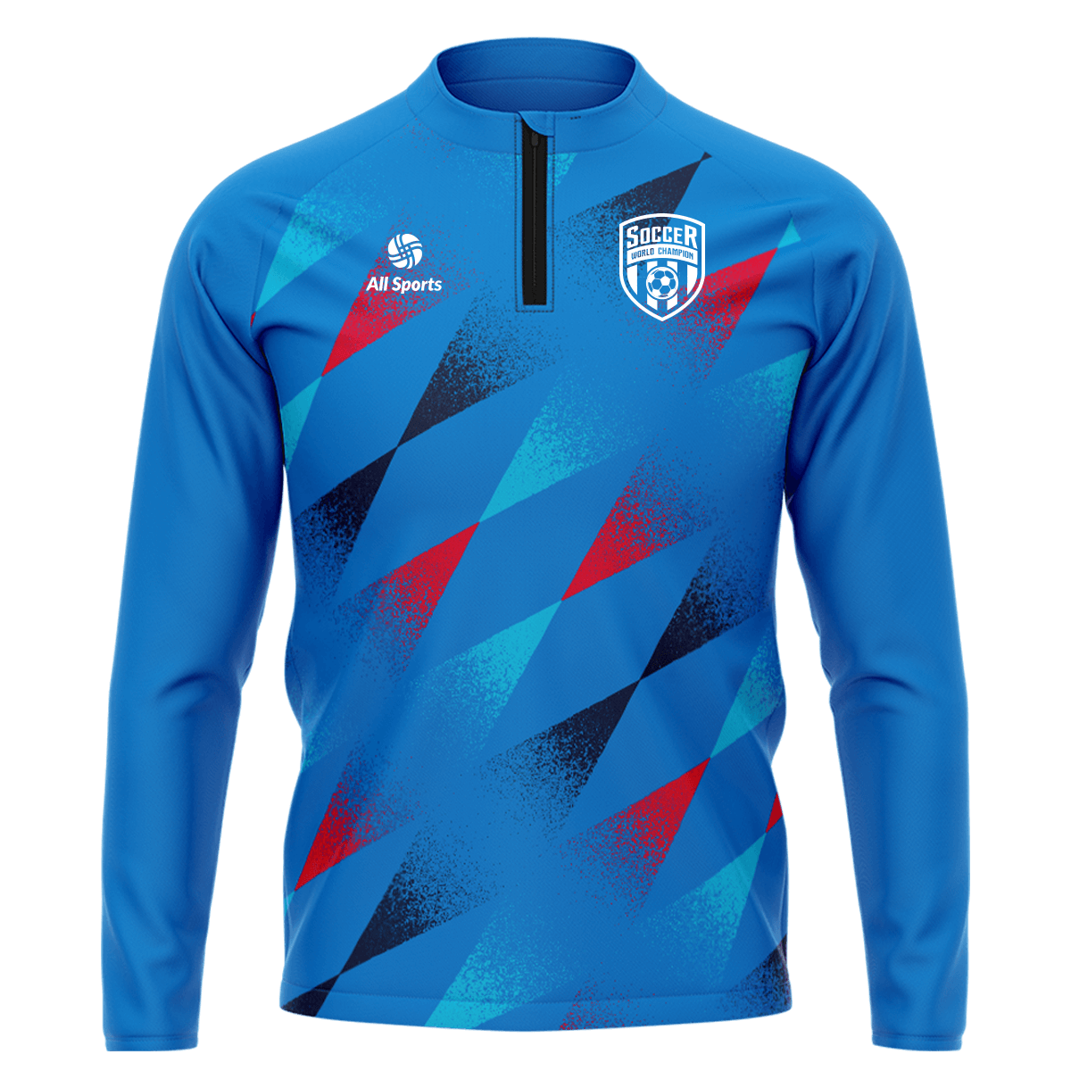 昇華 1/4 ジップ ジャケット