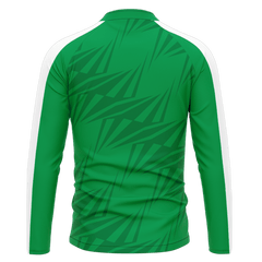 昇華 1/4 ジップ ジャケット 緑