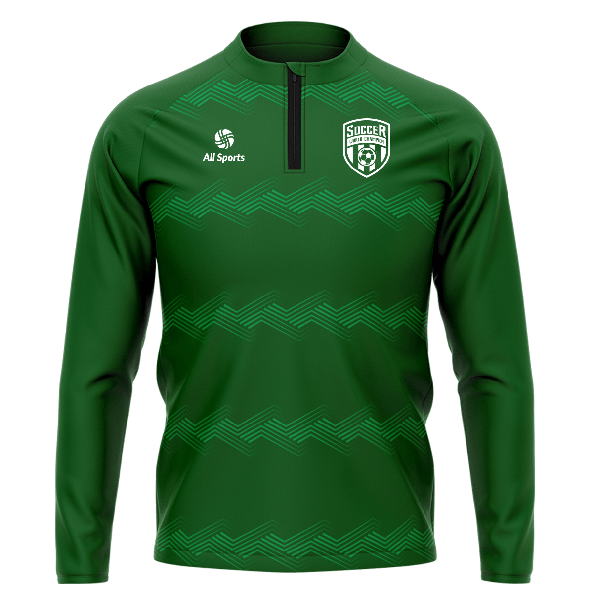 昇華 1/4 ジップ ジャケット