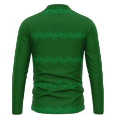 昇華 1/4 ジップ ジャケット 緑