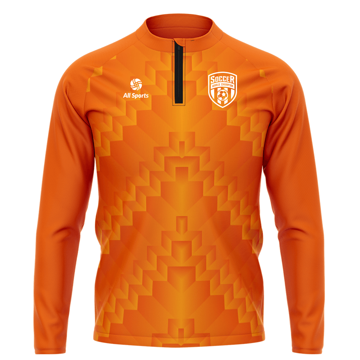 昇華 1/4 ジップ ジャケット