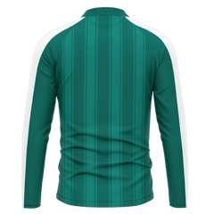 昇華 1/4 ジップ ジャケット 緑