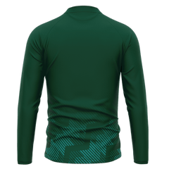 昇華 1/4 ジャケット 緑