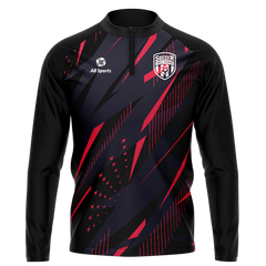 昇華 1/4 ジップ ジャケット おしゃれ