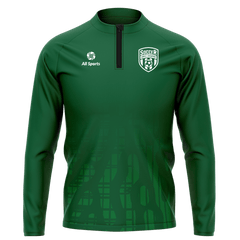 昇華 1/4 ジップ ジャケット 緑