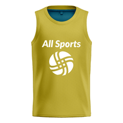 両面 ビブス 格安 昇華 黄色