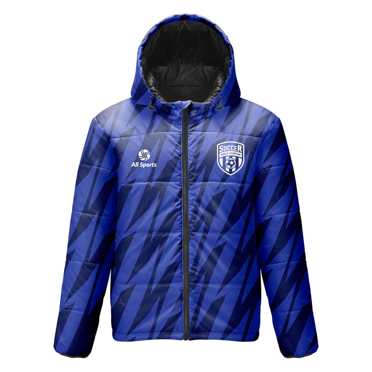 昇華印刷の冬のジャケット