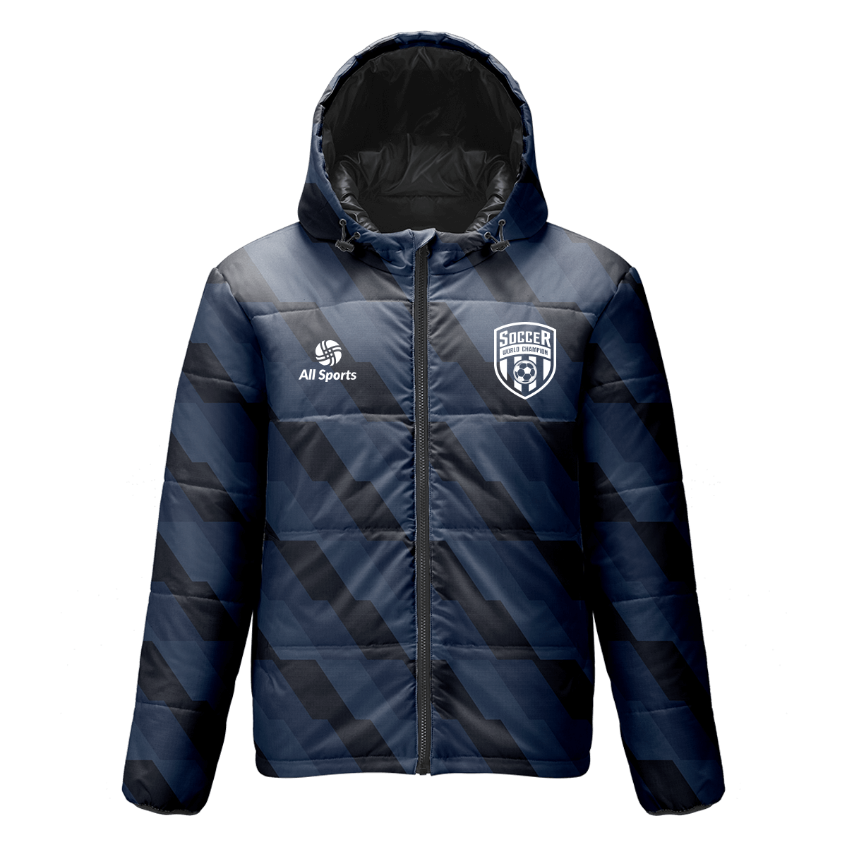 昇華 プリント 冬 ジャケット