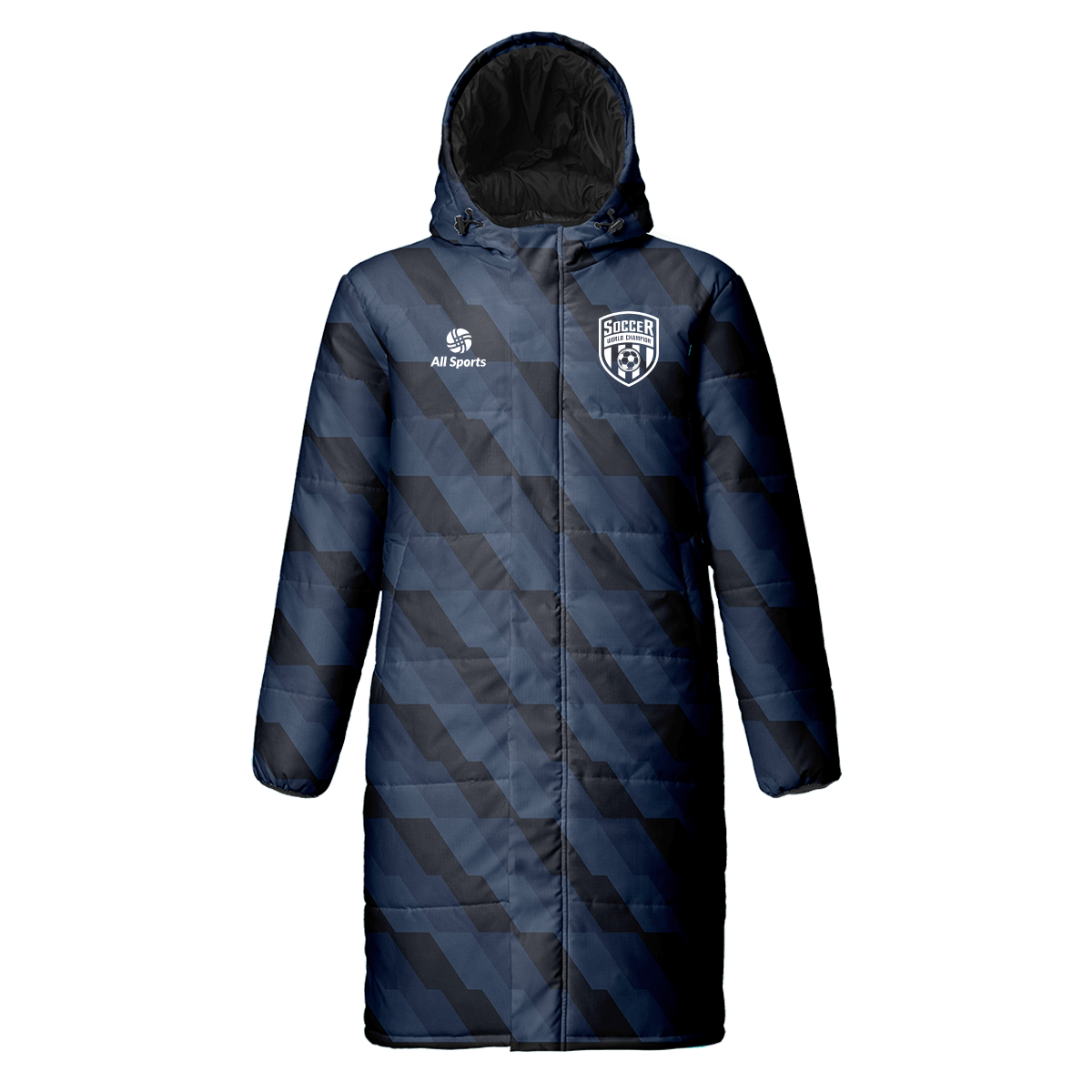 ジャケット 冬 昇華 中綿 ロングコート