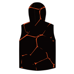 メンズ 冬 の ファッション 昇華 中綿 ベスト 黒