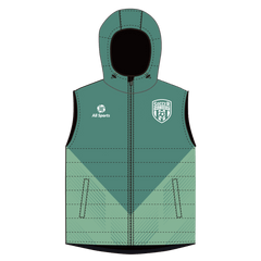 冬 アウター メンズ ,昇華 中綿 ベスト 緑