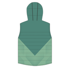 冬 アウター メンズ ,緑 昇華 中綿 ベスト