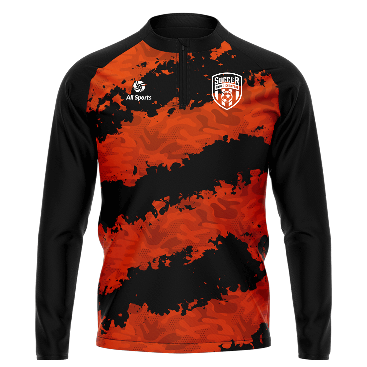 昇華 1/4 ジップ ジャケット