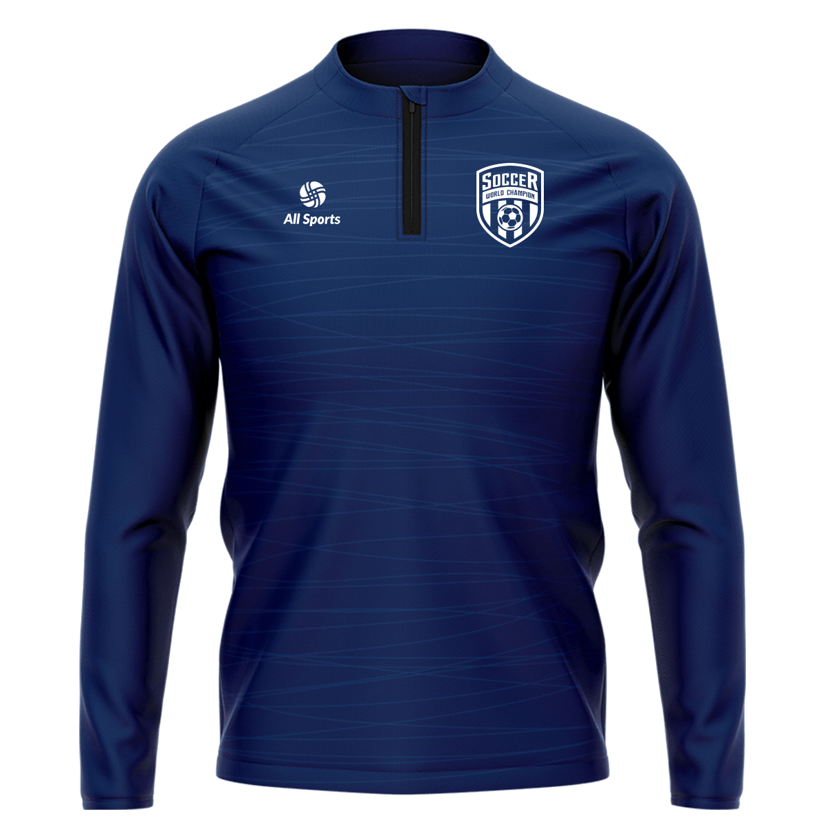 昇華 1/4 ジップ ジャケット