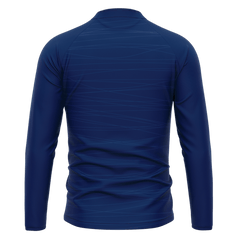 昇華 1/4 ジップ ジャケット 海軍ブルー