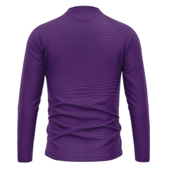 昇華 1/4 ジップ ジャケット 紫