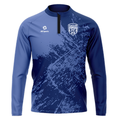 昇華 1/4 ジップ ジャケット ネイビー