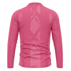 深いピンク 昇華 ジップ ジャケット