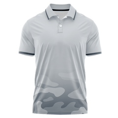 ポロシャツ メンズ ライトグレー