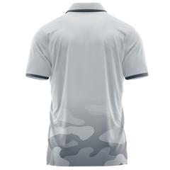 ライトグレー ポロシャツ