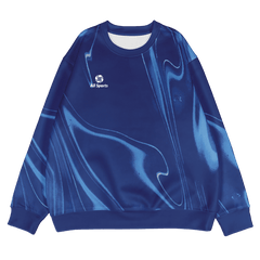 青 昇華スウェットシャツ