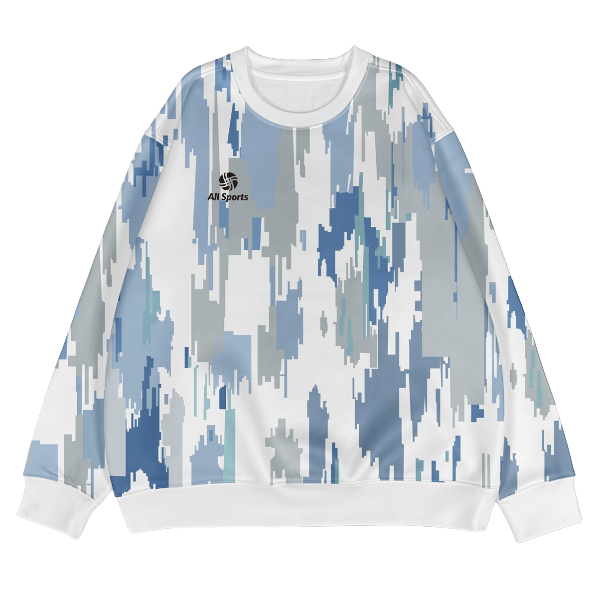 昇華スウェットシャツ 白