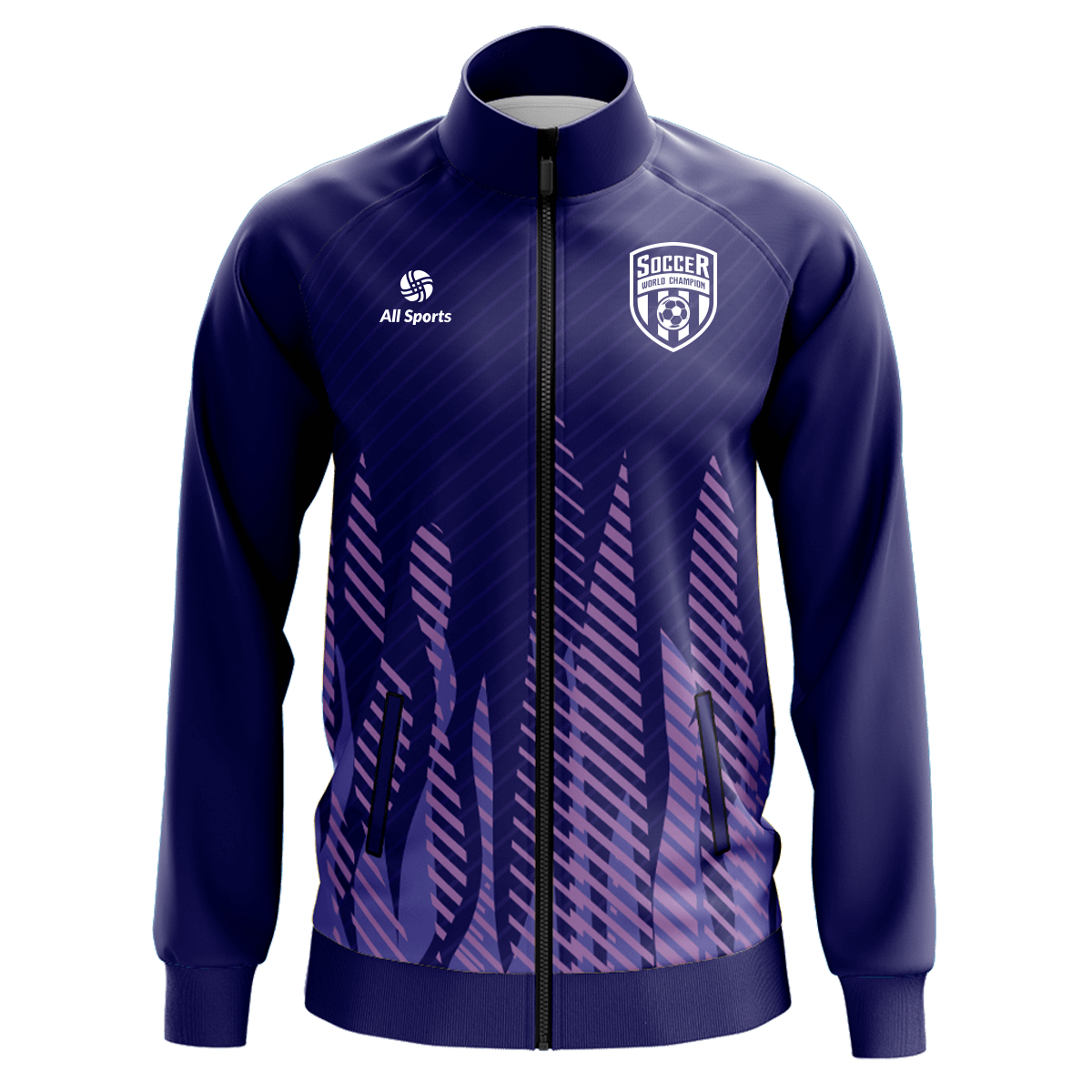 昇華 カスタマイズ スポーツ ジャケット 紫
