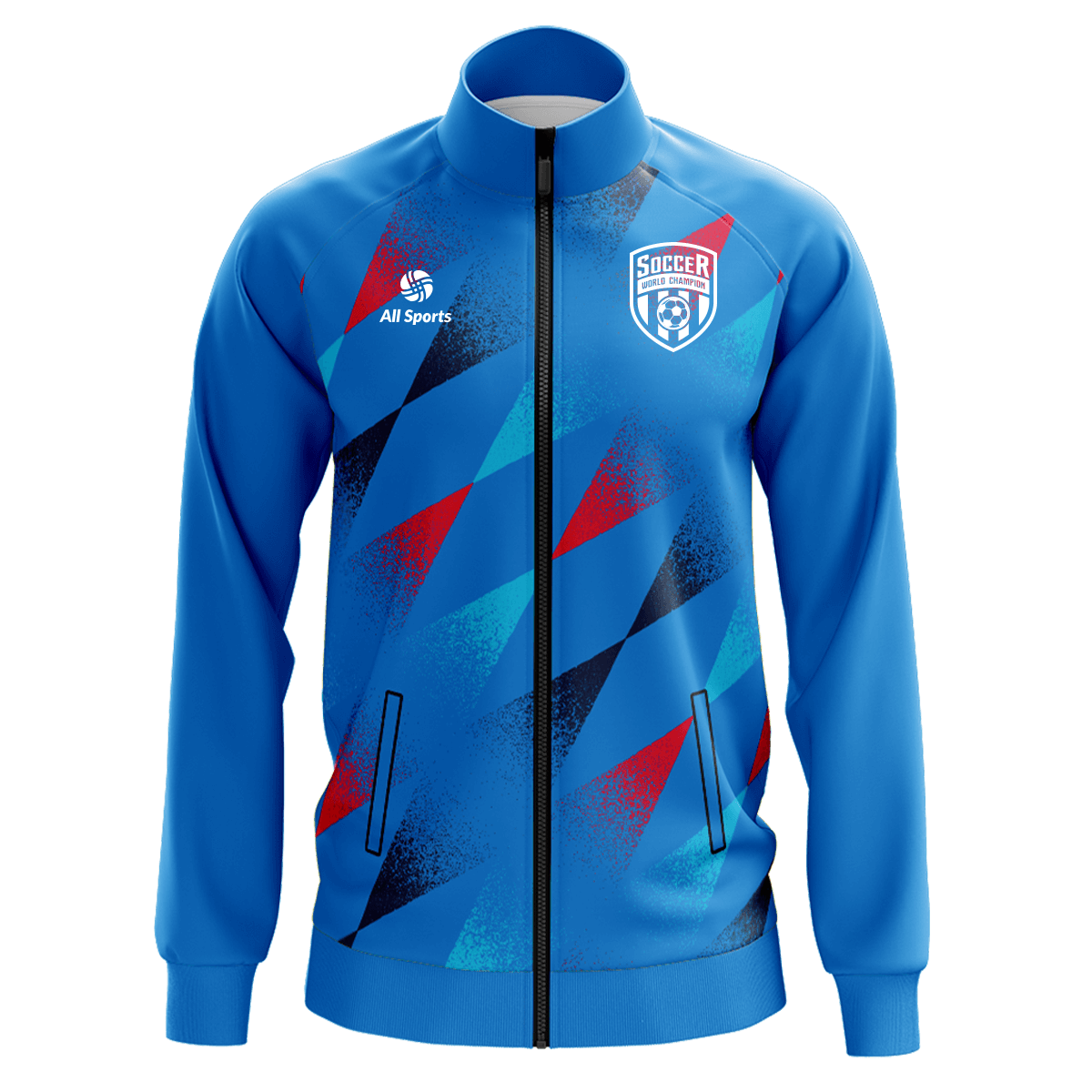 昇華 カスタマイズ スポーツ ジャケット 青