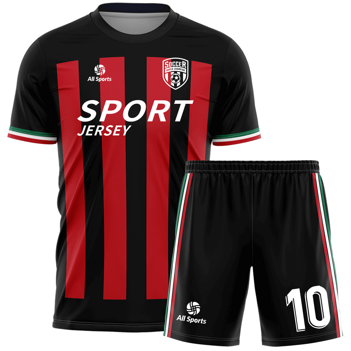 SBV Excelsior サッカーユニフォーム　サイズL 黒/赤 SBV Excelsior サッカーユニフォーム サイズL 黒/赤 激安