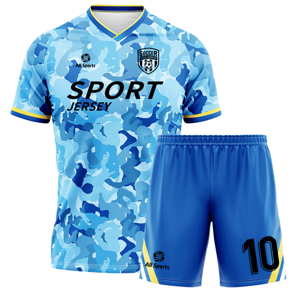 支給品 ユニフォーム ３点 上下セット SoccerUniformSetFY2343-Blue-