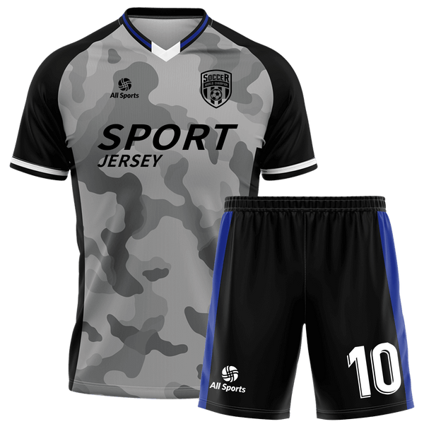 サッカー ユニフォーム フットサル SoccerUniformSetFY2359-Grey-