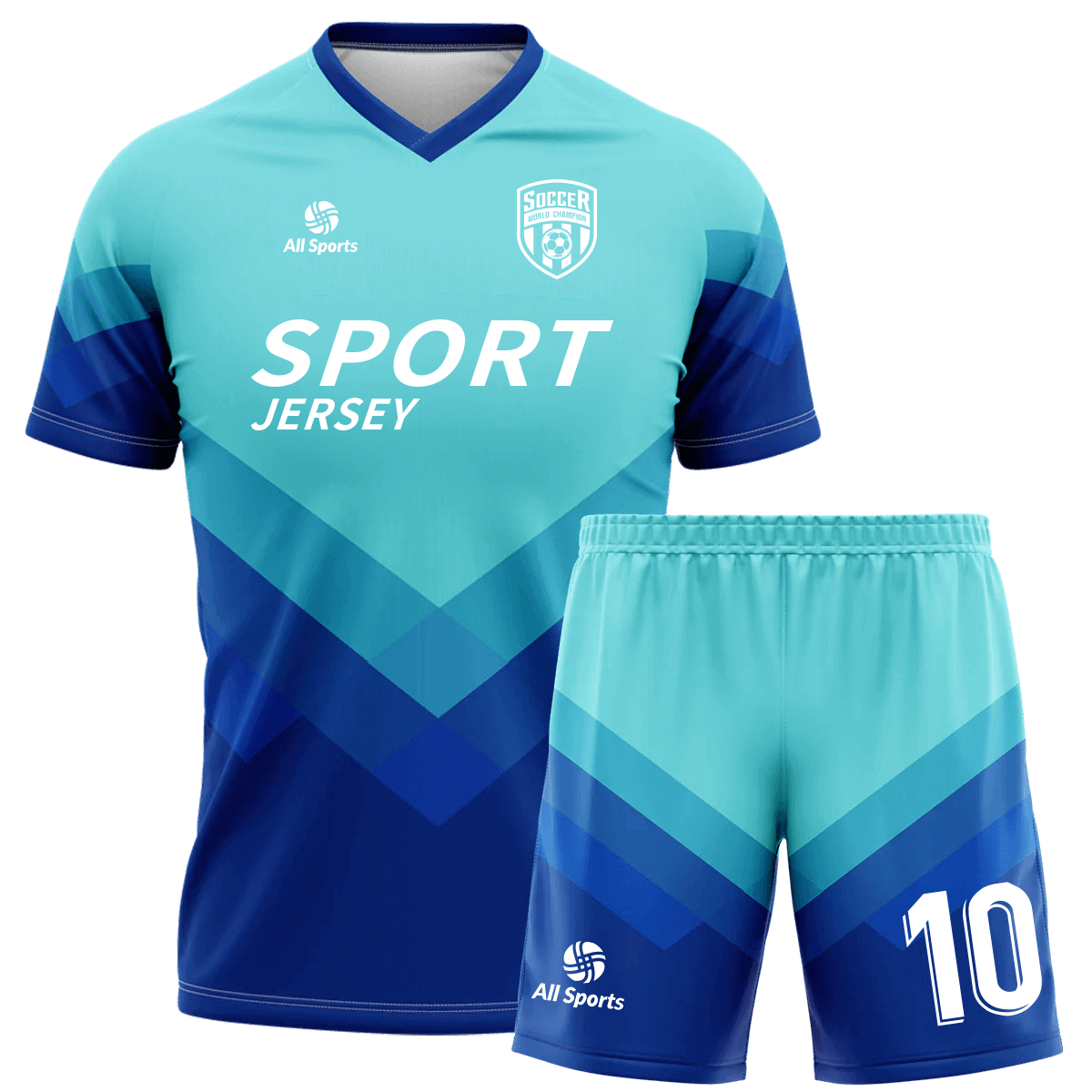 All Sports | 昇華 サッカーのかっこいいユニフォーム 上下セット