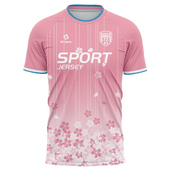 サッカー ユニフォーム ピンクの桜