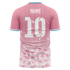 サッカー ピンクの桜 ユニフォーム