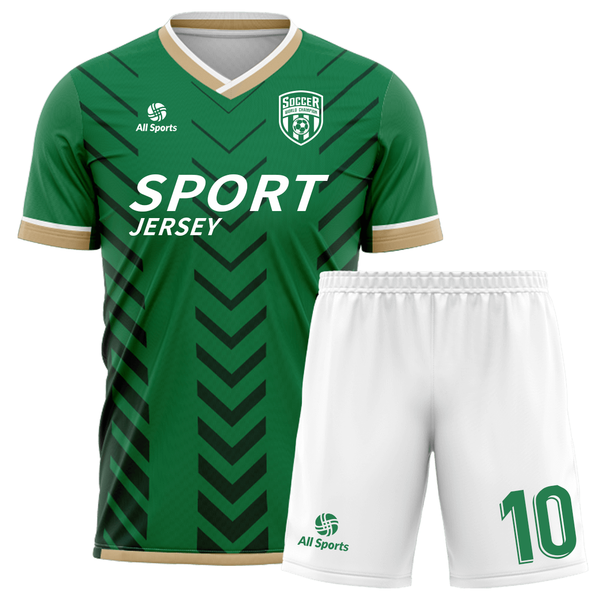 サッカー ユニフォーム 緑